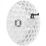 Радиомост MikroTik LHG 60G (60GHz antenna, 802.11ad wireless, four core 716MHz CPU, 256MB RAM, 1x Gigabit LAN, RouterOS L3, POE, PSU) for use as CPE in Point -to-Multipoint setups for connections up