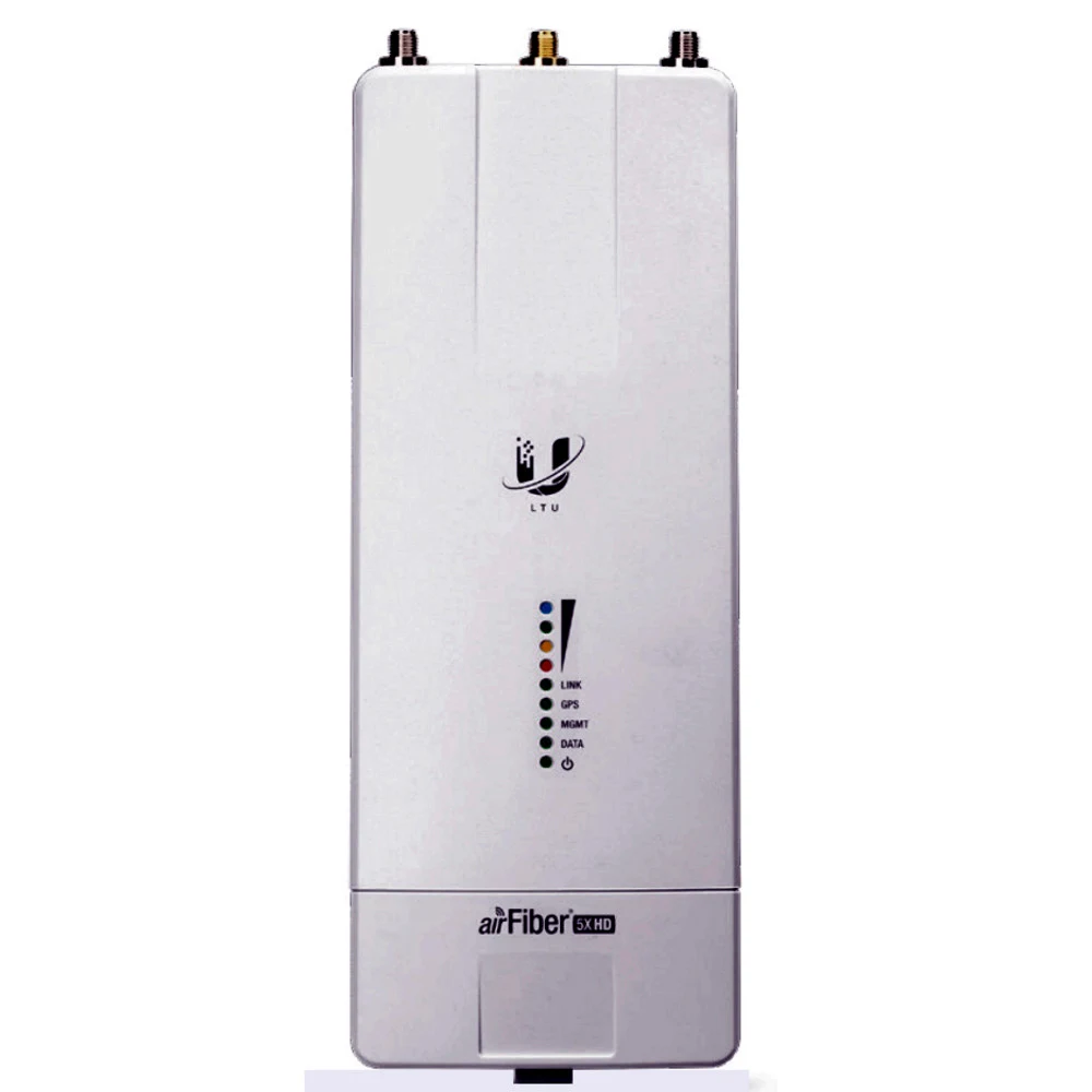 Беспроводная точка доступа , Ubiquiti, AF-5XHD, AirFiber, 2x RP-SMA, 1x SMA, 2*10/100/1000M, LTU WI-FI, PoE 802.3af, с адаптером питания, Внутренняя