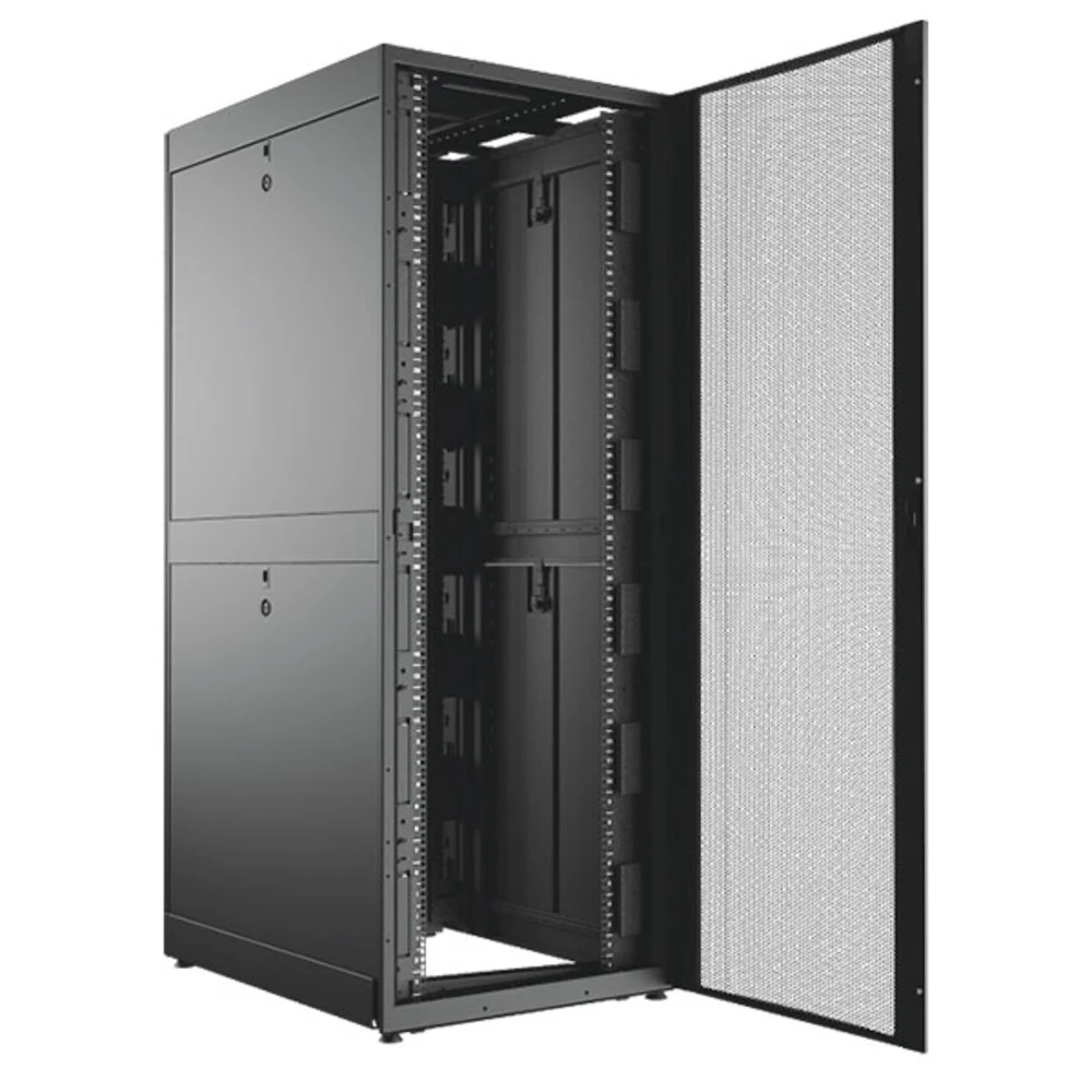 Шкаф коммутационный C3 Solutions (C3.RF4209) напольный 42U 800x1200мм пер.дв.перфор. 2 бок.пан. задн.дв.перфор.2-хст. 1500кг черный 1200мм 170кг 1982мм сталь укомплектованный