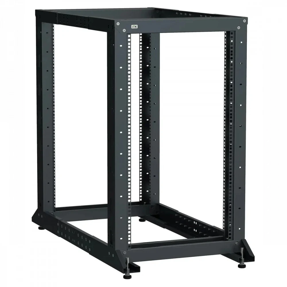 Стойка двухрамная ITK Linea LF05-42U61-2GM 42U 600ммX1000мм 700кг черный