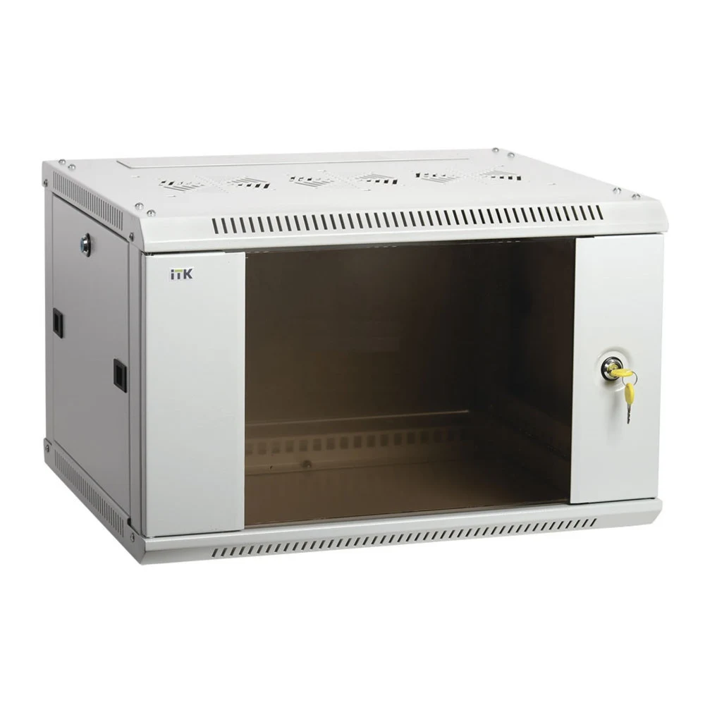 19" настенный шкаф 15U 600x450 стекл. передняя дверь, серый (плоск. упак) Предназначен для компактного размещения не тяжелого 19” коммутационного оборудования и кроссов и предназначены для локальных