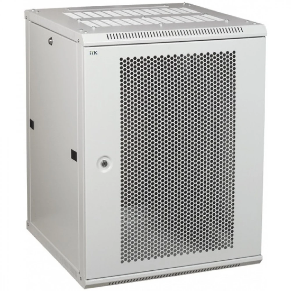 Шкаф ITK LWR3-18U66-PF LINEA W 18U 600x600 мм дверь перфорированная, RAL7035
