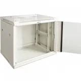 Шкаф настенный серии Pro, 4U 600x450, стеклянная дверь