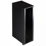 Шкаф коммутационный Lanmaster (TWT-CBB-32U-6X8-G1) напольный 32U 600x800мм пер.дв.стекл задн.дв.спл.стал.лист 2-хст. 2 бок.пан. 800кг черный IP20