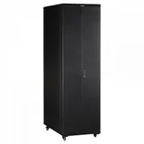 Шкаф 19" Business, 42U 600x1000, черный, передняя дв. перфорир., задняя дв. распашная перфорир.
