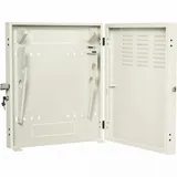 Шкаф коммутационный Lanmaster (TWT-CBVRT-2U-6X7-GY) настенный 2U 650x114мм пер.дв.стекл направл.под винты 68кг серый 19кг 741мм