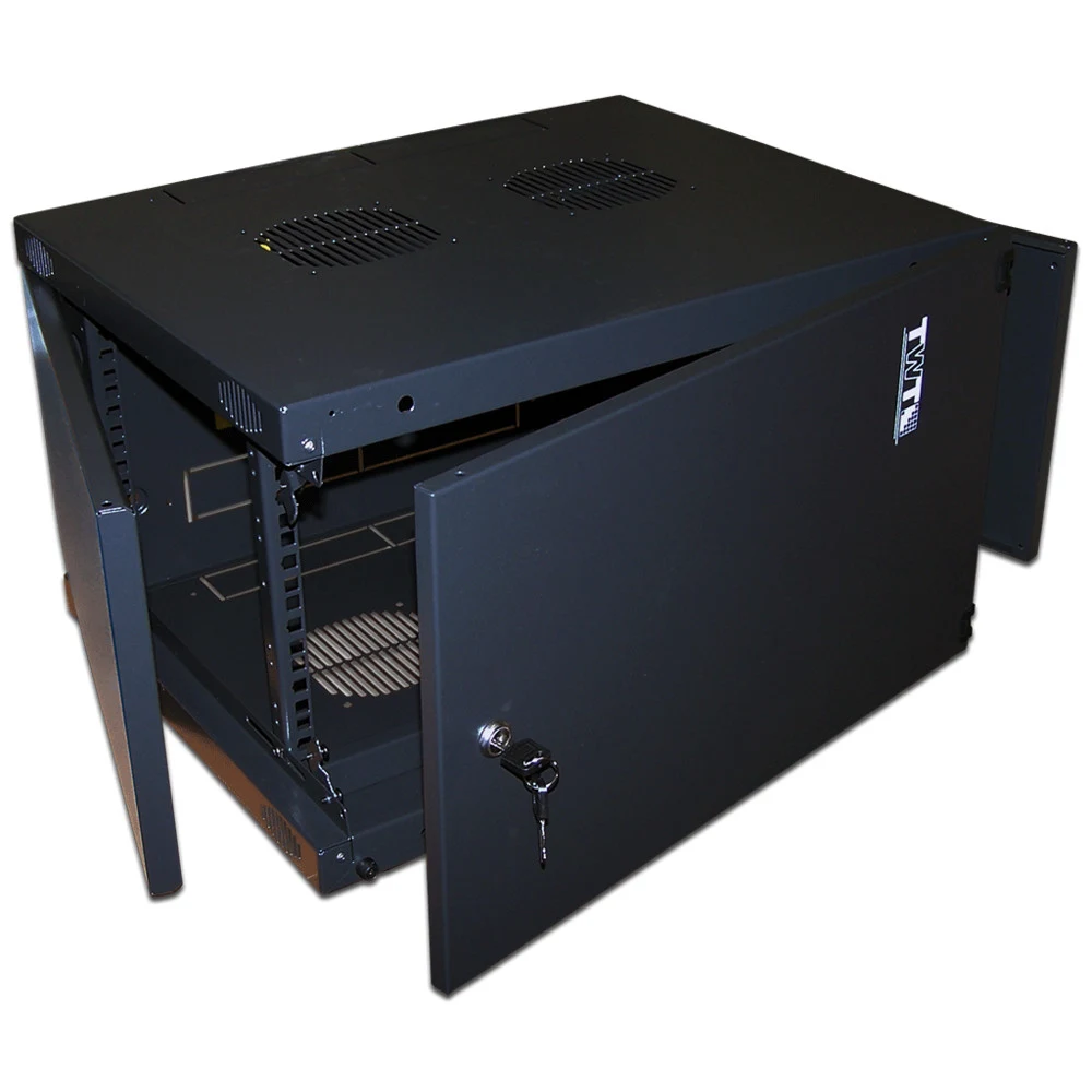 Шкаф коммутационный Lanmaster Next (TWT-CBWNM-6U-6X6-BK) настенный 6U 550x600мм пер.дв.металл задн.дв.спл.стал.лист 60кг черный IP20