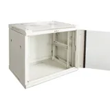 Шкаф настенный серии Pro, 6U 600x600, стеклянная дверь