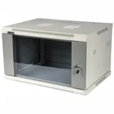Шкаф настенный серии Pro, 6U 600x800, стеклянная дверь