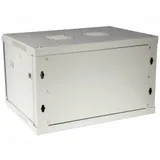Шкаф настенный серии Pro, 6U 600x800, стеклянная дверь