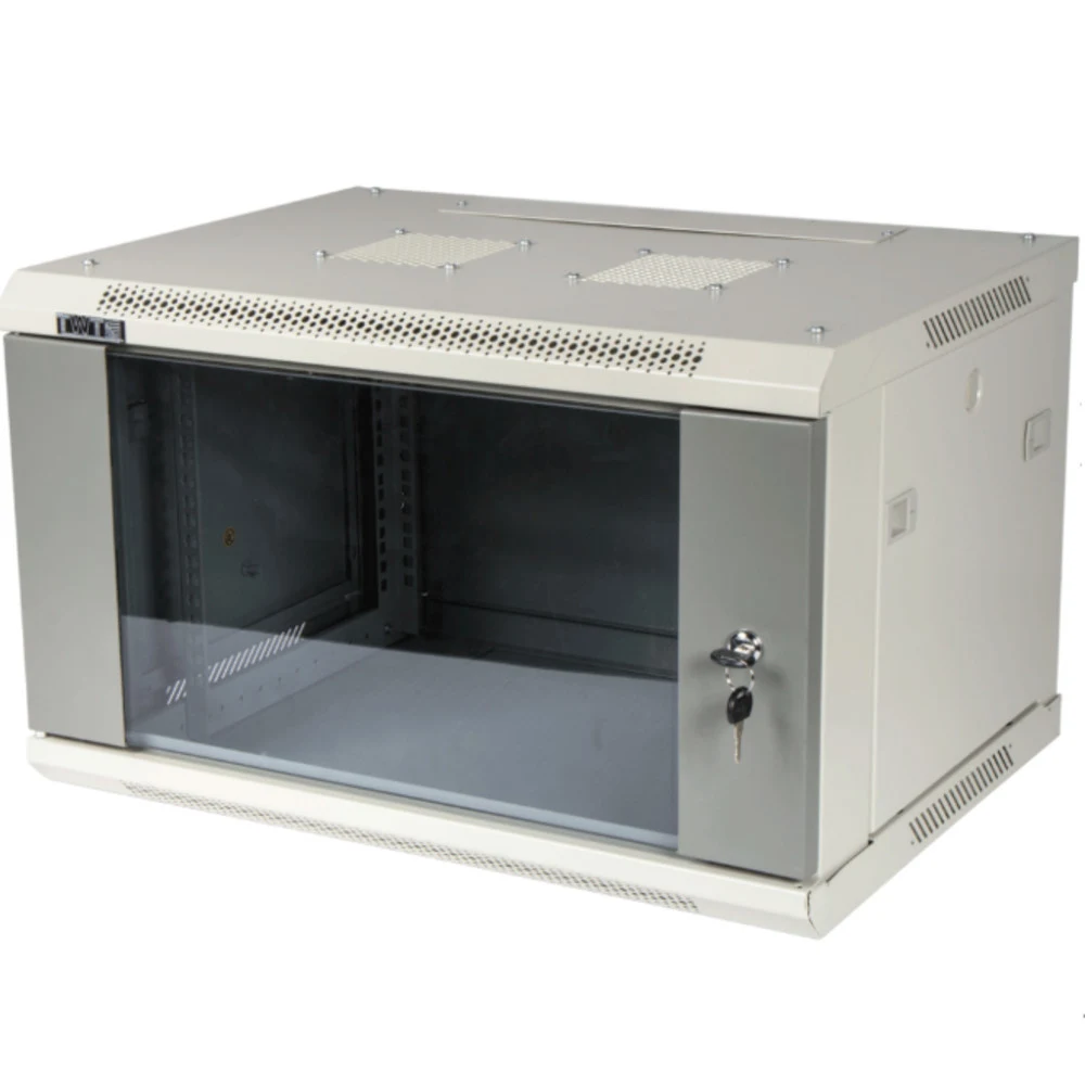 Шкаф коммутационный Lanmaster PRO (TWT-CBWPG-9U-6X8-GY) настенный 9U 600x800мм пер.дв.стекл 60кг серый 700мм 25.8кг 502мм IP20 металл