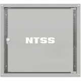 Шкаф коммутационный NTSS Lime (NTSS-WL12U5545GS) настенный 12U 550x450мм пер.дв.стекл несъемн.бок.пан. 30кг серый 520мм 14кг 110град. 370мм IP20