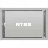 Шкаф коммутационный NTSS Lime (NTSS-WL6U5560GS) настенный 6U 550x600мм пер.дв.стекл несъемн.бок.пан. 30кг серый 520мм 12кг 110град. 370мм IP20 сталь