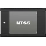 Шкаф коммутационный NTSS (NTSS-W12U6060GS-BL) настенный 12U 570x600мм пер.дв.стекл 60кг черный 27кг