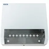 Шкаф коммутационный NTSS (NTSS-SOHO5U) настенный 5U 520x140мм пер.дв.стекл несъемн.бок.пан. 80кг белый 11кг 480мм IP20 металл
