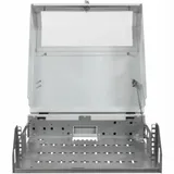Шкаф коммутационный NTSS (NTSS-SOHO5U) настенный 5U 520x140мм пер.дв.стекл несъемн.бок.пан. 80кг белый 11кг 480мм IP20 металл