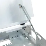 Шкаф коммутационный NTSS (NTSS-SOHO5U) настенный 5U 520x140мм пер.дв.стекл несъемн.бок.пан. 80кг белый 11кг 480мм IP20 металл