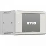 Шкаф коммутационный NTSS Премиум (NTSS-W12U6045GS-2) настенный 12U 600x450мм пер.дв.стекл 60кг серый 365мм 24кг 220град. 635мм IP20 сталь укомплектованный