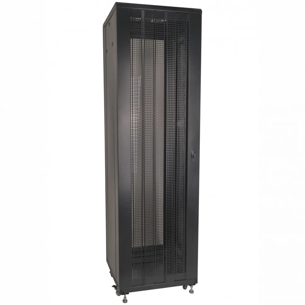 Шкаф напольный Pixietech 42U 6008002000 мм, перфорированная дверь/Floor-standing cabinet Pixietech 42U 6008002000 mm, perforated door