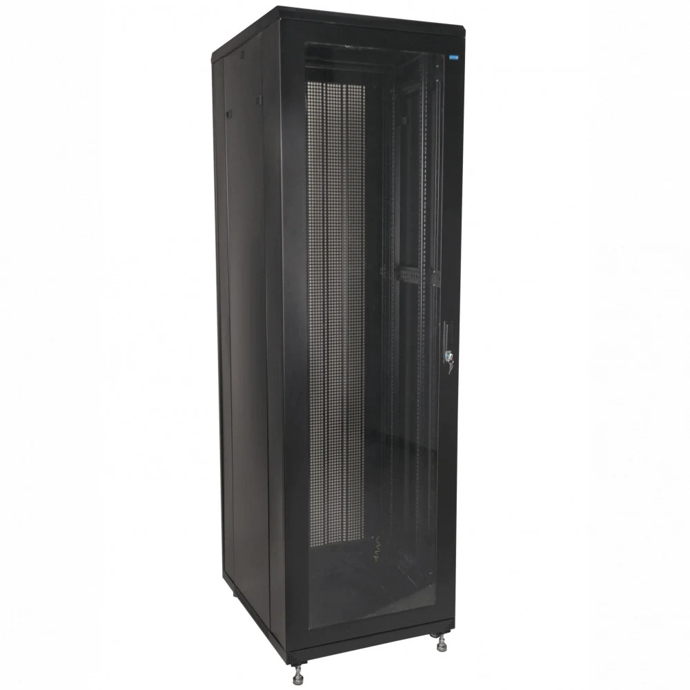 Шкаф напольный Pixietech 42U 80012002000 мм, перфорированная дверь/Floor-standing cabinet Pixietech 42U 80012002000 mm, perforated door