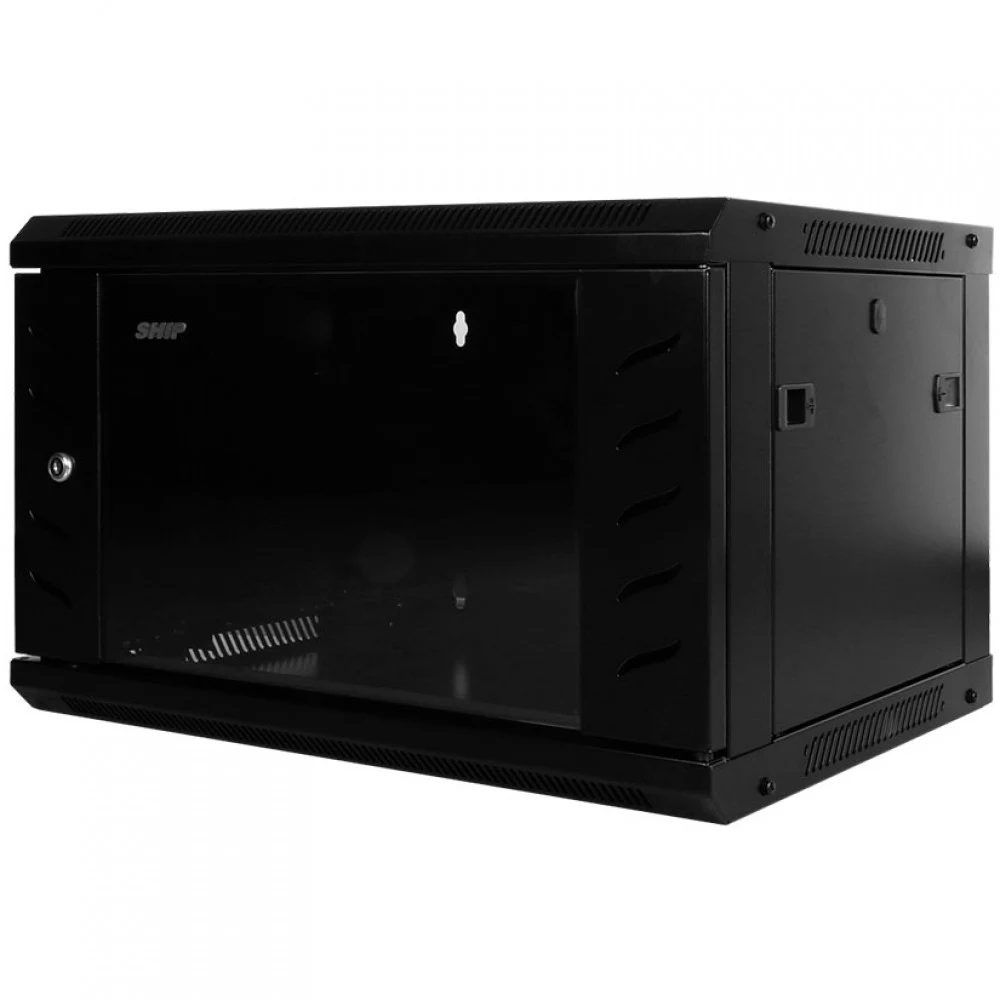 Шкаф коммуникационный настенный, SHIP, SC5612.11.100, SC серия, 19'' 12U, 570*600*635 мм, Ш*Г*В, IP20, Чёрный