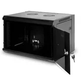 Шкаф коммуникационный настенный, SHIP, SC5618.11.100, SC серия, 19'' 18U, 570*600*900 мм, Ш*Г*В, IP20, Чёрный
