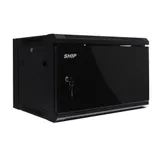 Шкаф коммуникационный настенный, SHIP, VP5406.100, VP серия, 19'' 6U, 570*450*380 мм, Ш*Г*В, IP20, Чёрный