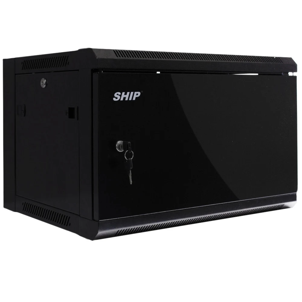 Шкаф коммуникационный настенный, SHIP, VP5409.100, VP серия, 19'' 9U, 570*450*500 мм, Ш*Г*В, IP20, Чёрный