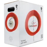 Кабель UTP Cablexpert UPC-5051E-SOL кат.5e, CCA, однож, 4 пары, 0.51 мм, 305 м, серый (UPC-5051E-SOL)