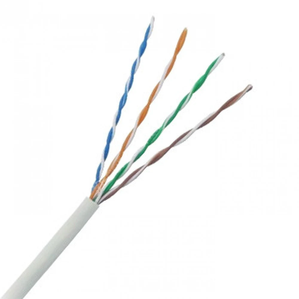 Caplex Кабель Caplex Cat5e 4 пары UTP PVC (внутренний), белый, коробка 305 м// Категория Кабель