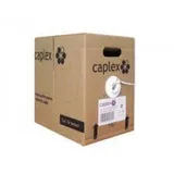 Caplex Кабель Caplex Cat5e 4 пары UTP LSZH, белый, коробка 305 м// Категория Кабель