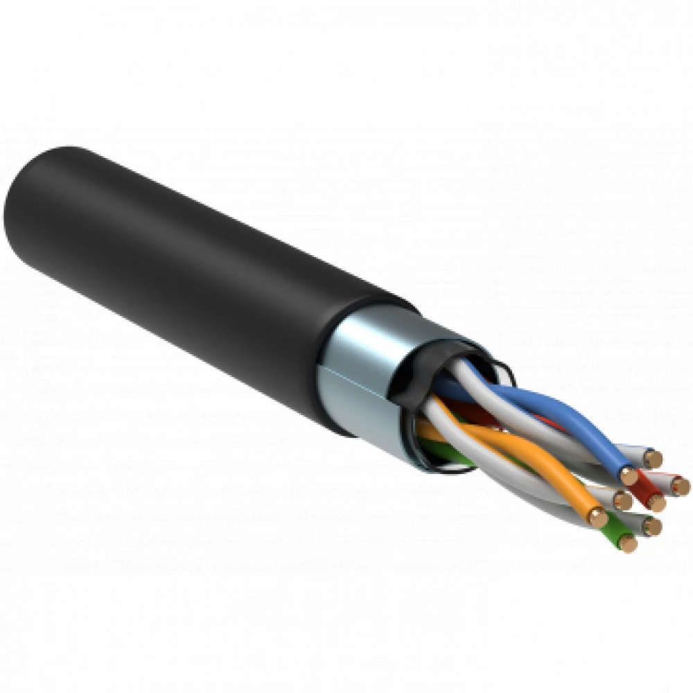 Кабель информационный ITK Generica BC3-C5E04-339-305-G кат.5E FTP 4 пары 24AWG LDPE внешний 305м черный