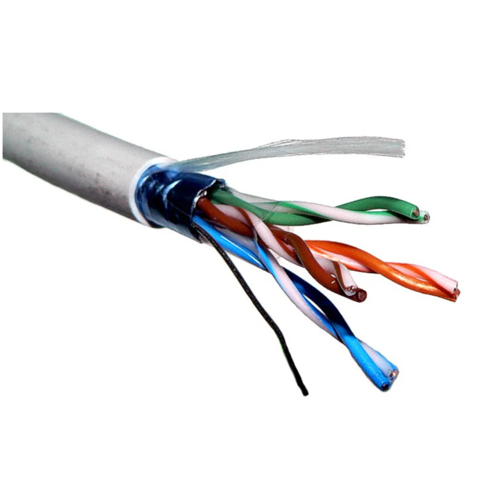 Кабель LANMASTER FTP 4 пары, кат. 5Е, 200Mhz, PE, для внешней прокладки, с водоблок. слоем, 305 м (LAN-5EFTP-WP-OUT)