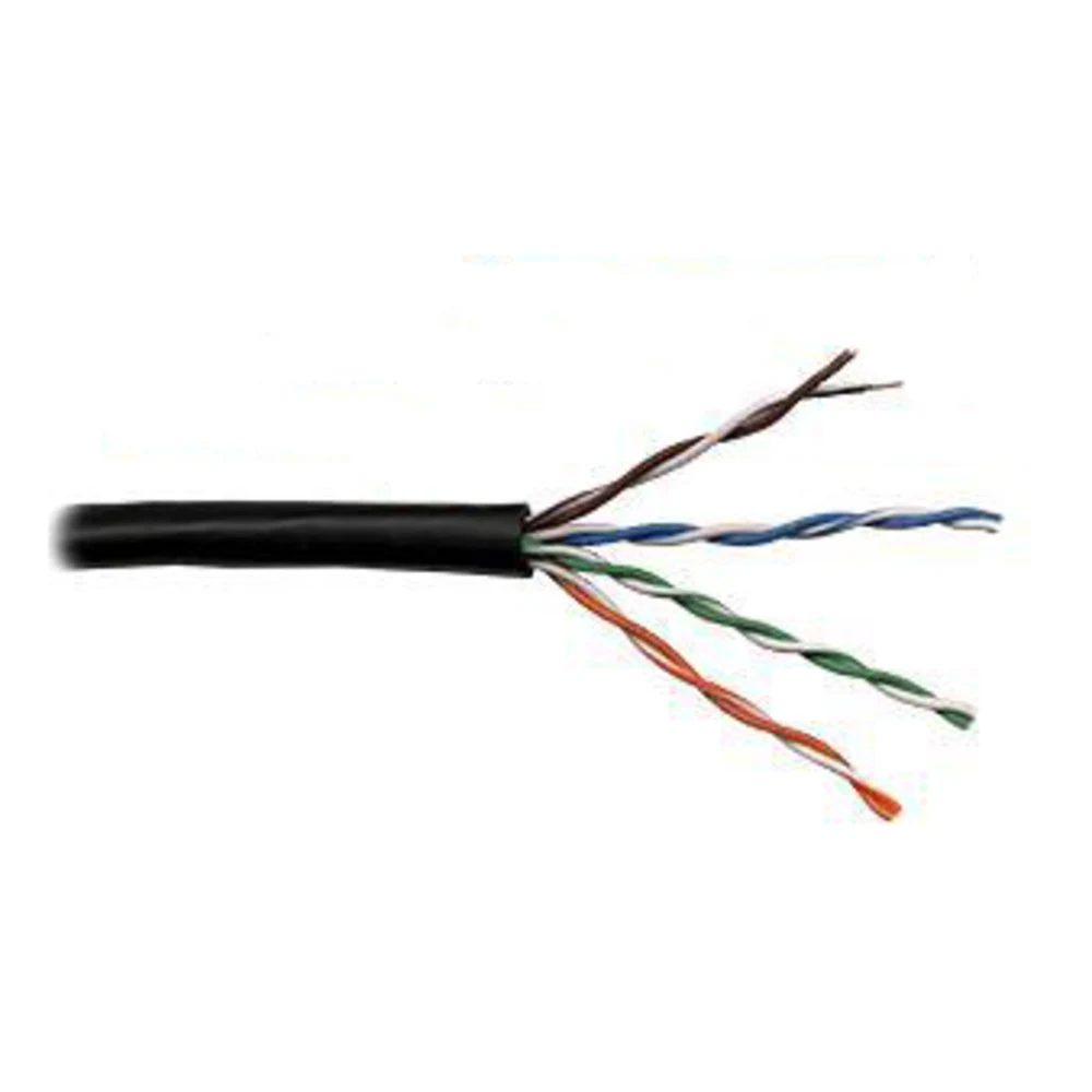 Кабель информационный Lanmaster LAN-5EUTP-OUT кат.5е U/UTP не экранированный 4X2X24AWG PVC внешний 305м черный