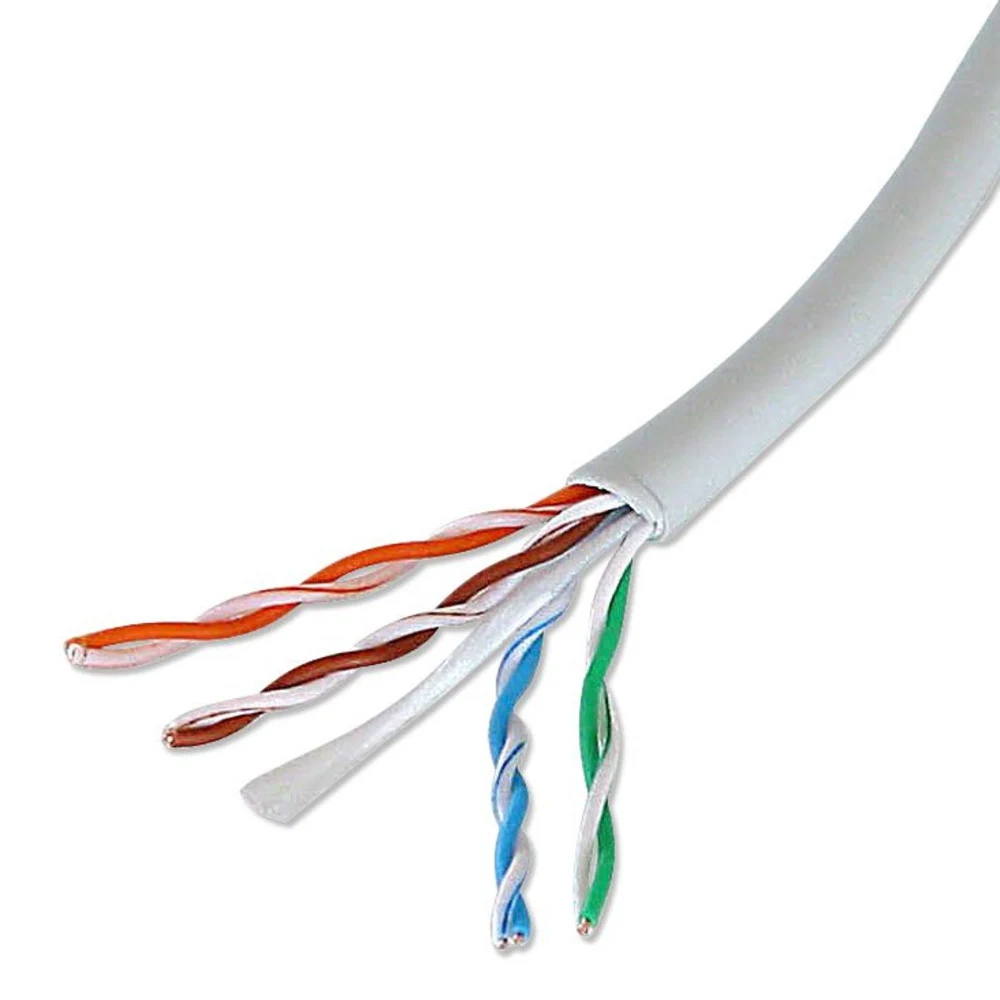 Кабель информационный Lanmaster TWT-5EFTP-XS кат.5E FTP 4 пары 24AWG PVC внутренний 305м серый