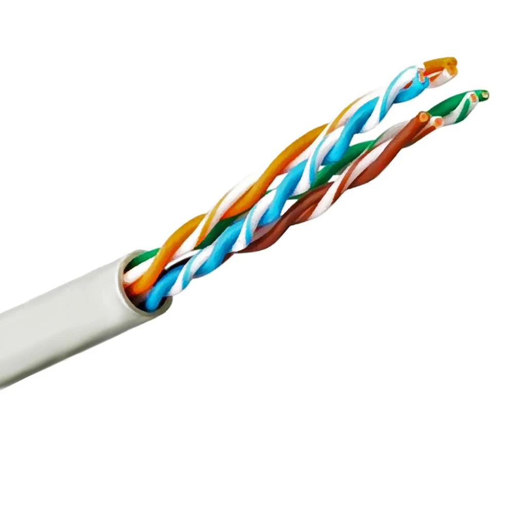 Кабель информационный Lanmaster TWT-5EUTP-LSZH кат.5E UTP 4 пары 24AWG LSZH внутренний 305м белый