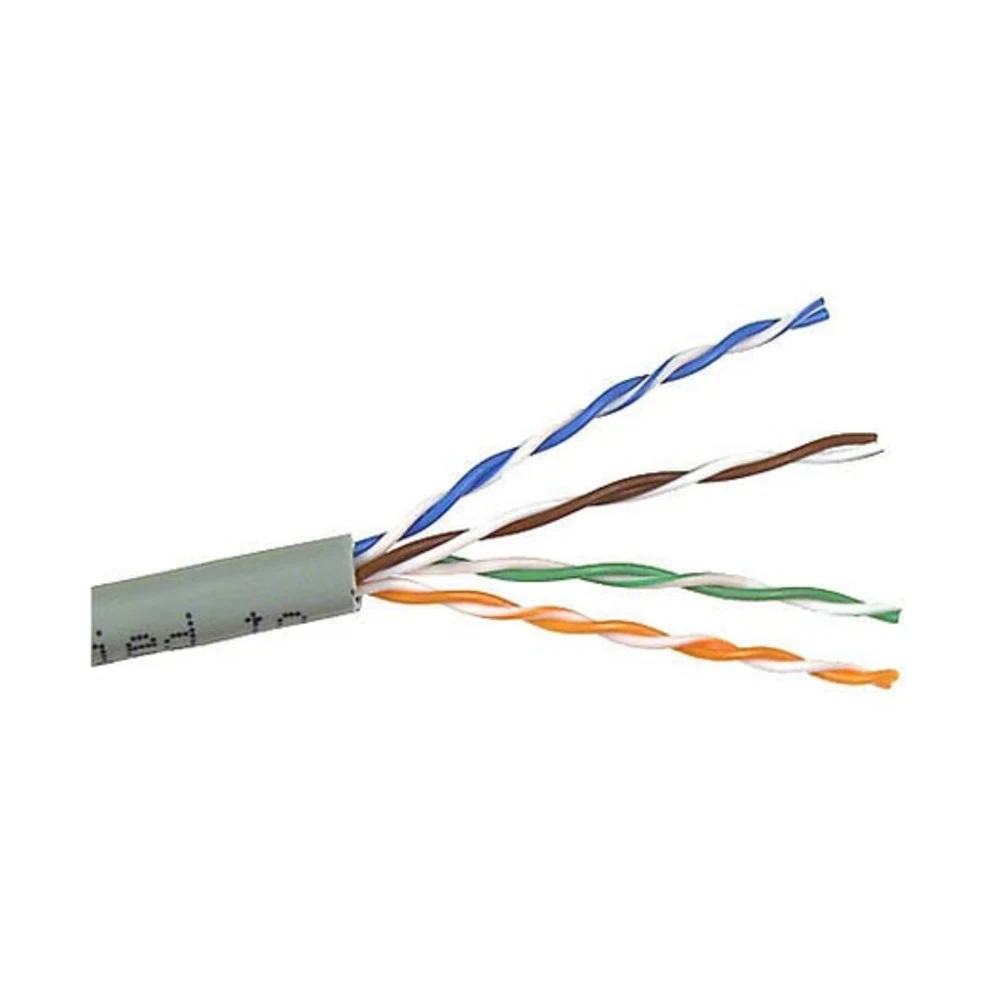Кабель информационный Lanmaster TWT-5EUTP-PT-GY кат.5E UTP 4 пары PVC универсальный 305м серый