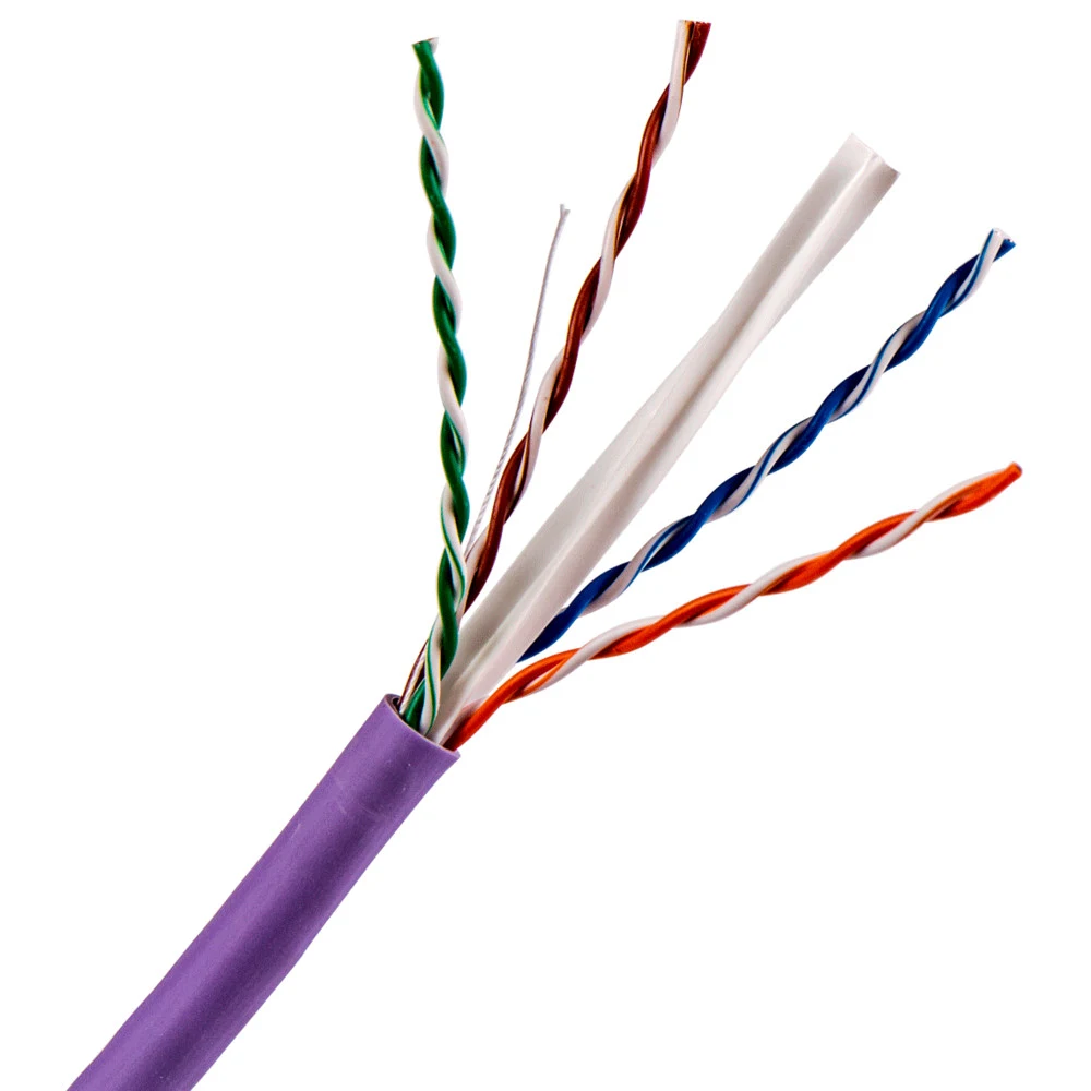 Кабель информационный Lanmaster TWT-5EUTP/500-GY кат.5E UTP 4 пары PVC внутренний 500м серый