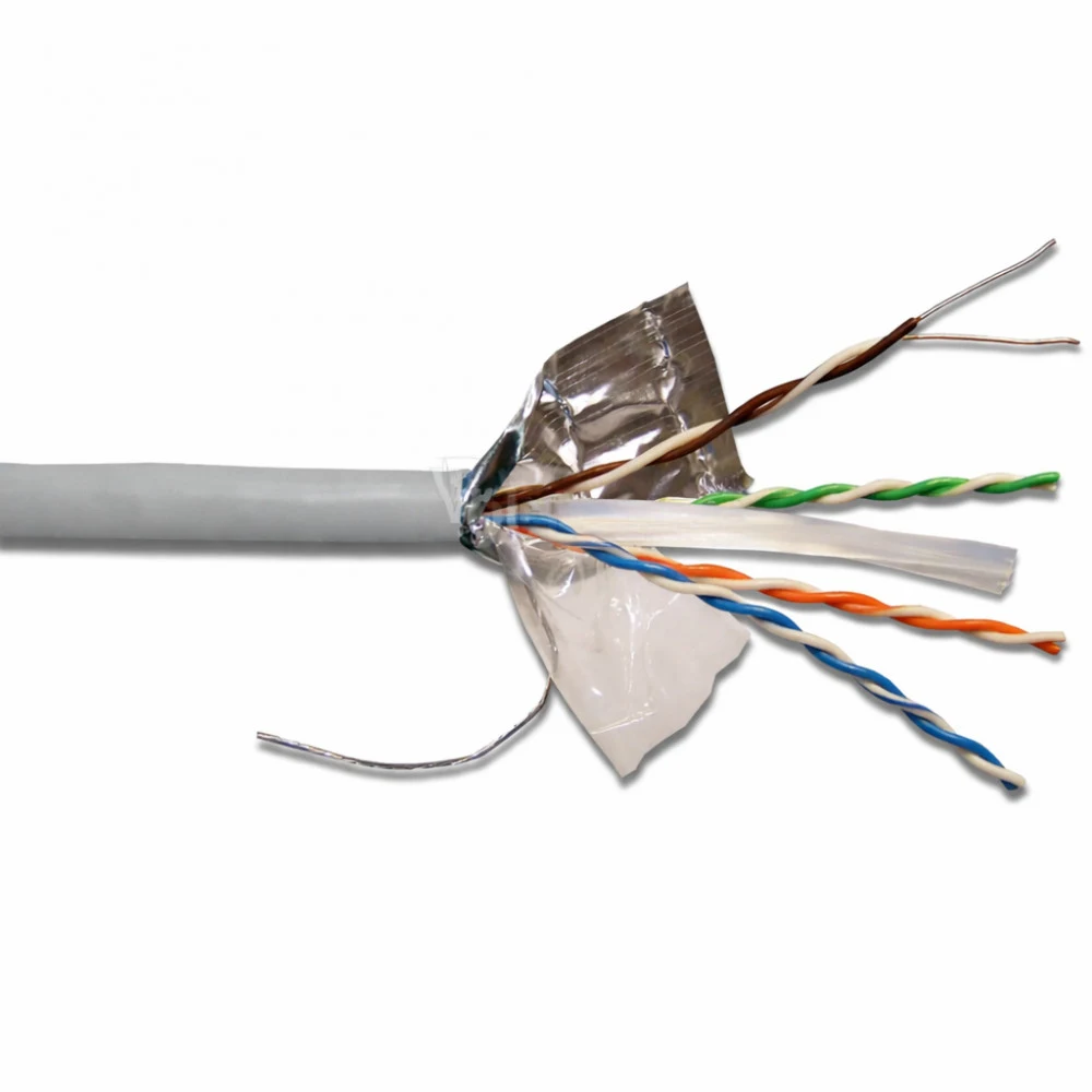 Кабель информационный Lanmaster TWT-6FTP-GY кат.6 FTP 4 пары 23AWG PVC 305м серый