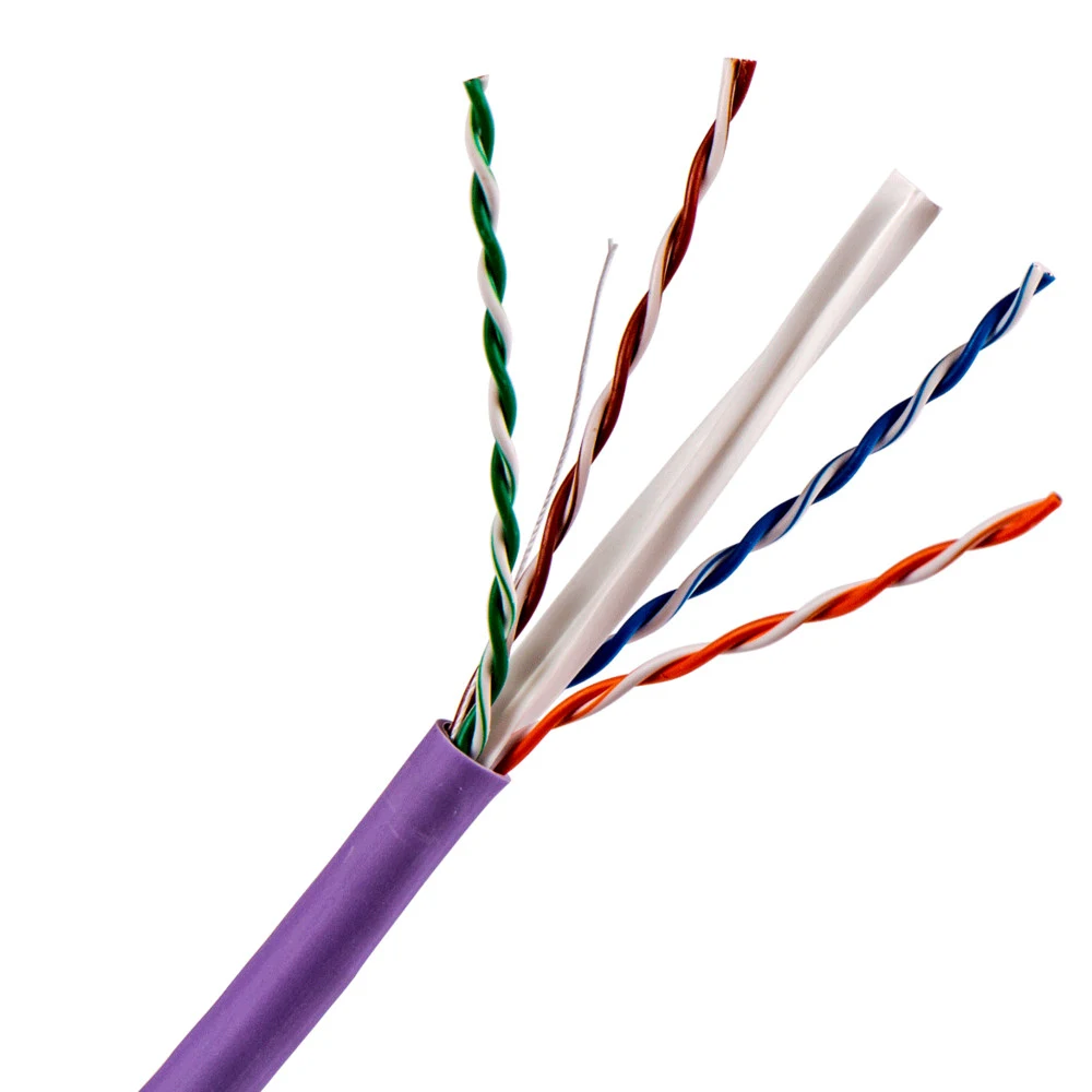 Кабель информационный Lanmaster TWT-6UTP-LSZH кат.6 UTP 4 пары 24AWG LSZH внутренний 305м белый