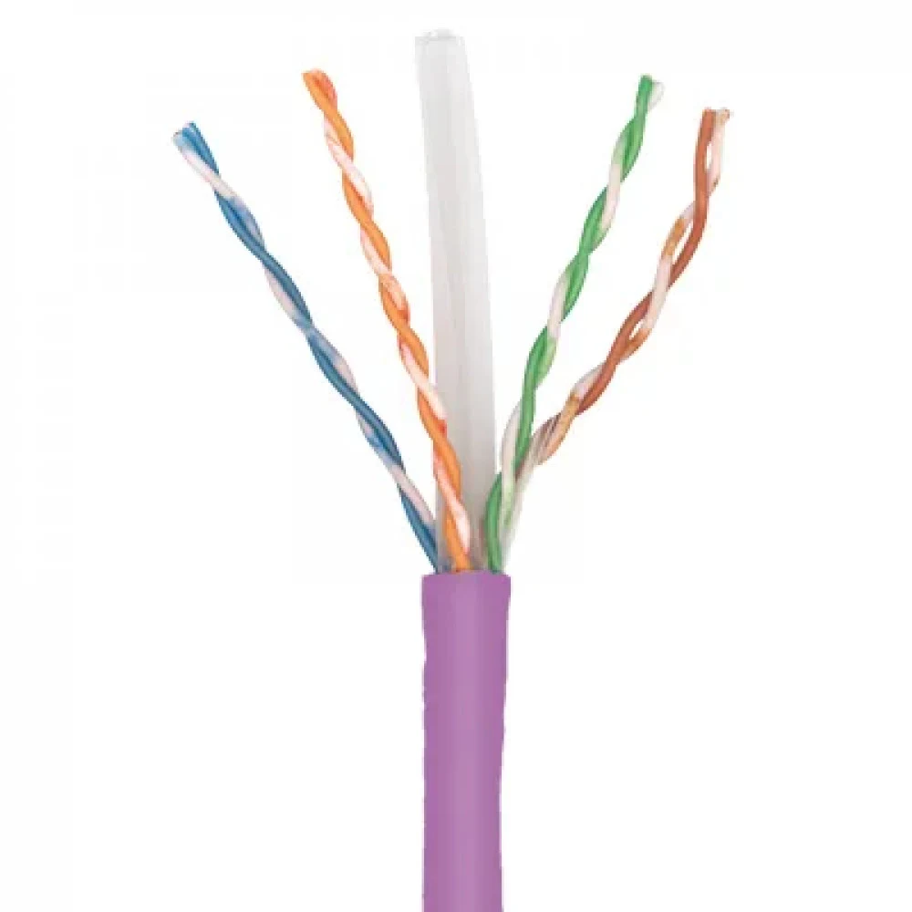 MOLEX Кабель категории 6 U/UTP, 4 пары, 23 AWG, LSZH, класс Dca, 500 м, фиолетовый