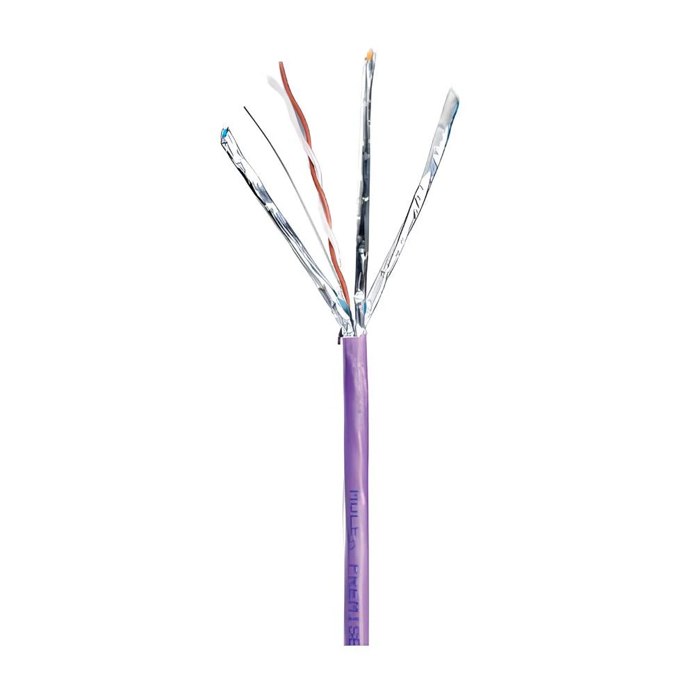 MOLEX Кабель категории 6A U/FTP, 4 пары, 23 AWG, LSZH, класс Dca, 500 м, фиолетовый