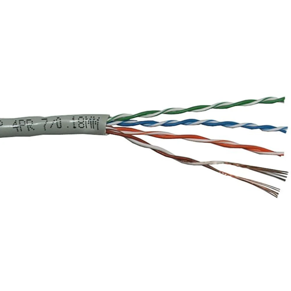 Кабель Кабель NEOMAX [NM13001] U/UTP cat.5e 4 пары (305 м) 7/0.18 мм (24 AWG) гибкий многожильный Медь, PVC Fluke Tested