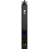 Блок розеток вертикальный, 1-фазный с автоматом, общий мониторинг по RS-485 и IP, 32A / 250V, 6xC19 + 18xC13, шнур 3.0 м, разъем IEC309