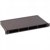 Бокс 19" на 4 кассеты MPO, 1U, черный