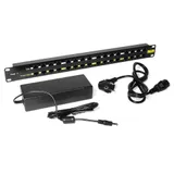 Патч-панель Lanmaster LAN-PP24-POE/A2 19" 1U 24xRJ45 кат.5e