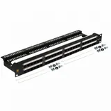 Патч-панель Lanmaster LAN-PPC48U5E 19" 2U 48xRJ45 кат.5E UTP