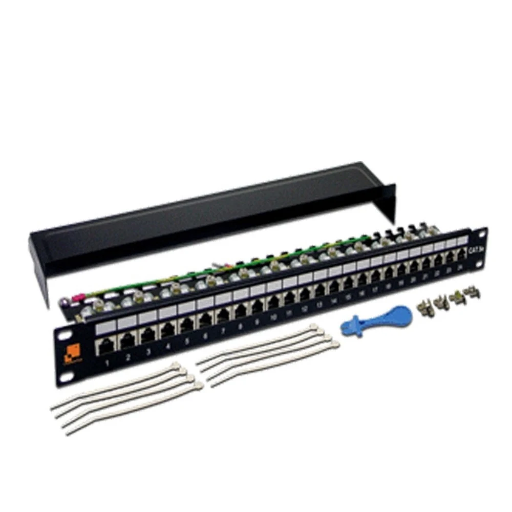 Патч-панель Патч-панель 19", 48 портов RJ45, неэкранированная, кат.5E, 2U
