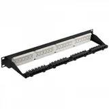 Патч-панель Lanmaster LAN-PPN24U6A 19" 1U 24xRJ45 кат.6A UTP