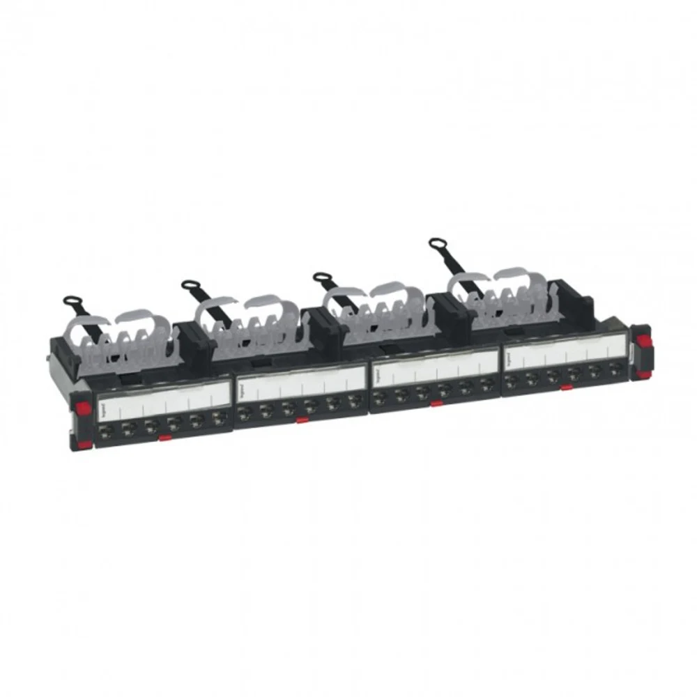 Патч Панель укомплектованная, Legrand, 033760, LCS3, 24RJ45, UTP, Категория 6, 19" (1U), 24 Порта